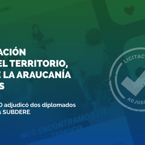 Dos diplomados nacionales SUBDERE son adjudicados por IDER UFRO en competitivo proceso licitatorio nacional